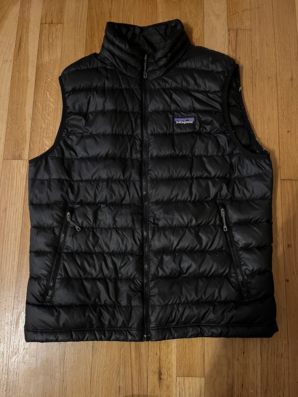 Patagonia Men's Quilted Down Vest in Black
